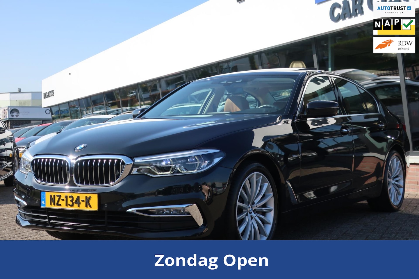 BMW 5-serie - 530i High Executive 2e EIGENAAR_LED_COMFORTSIT_PANO_19-INCH. - AutoWereld.nl