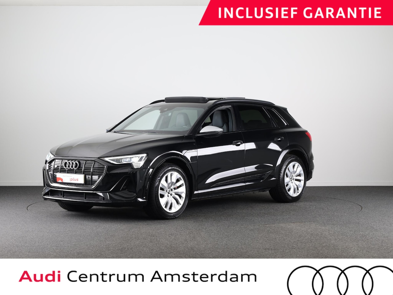 Audi e-tron - S quattro 95 kWh 503pk | SoH 93% | Panoramadak | Lederen bekleding "Valcona" | B&O Soundsy - AutoWereld.nl