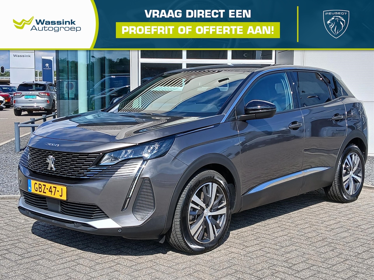Peugeot 3008 - 1.6 Plug-in HYbrid 225pk Automaat Allure Pack | Navigatie | Digitale cockpit | Camera - AutoWereld.nl