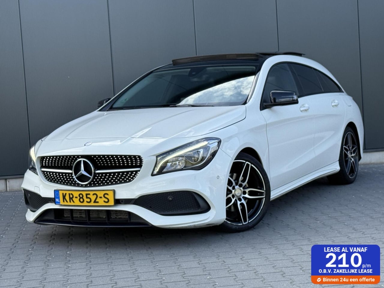Mercedes-Benz CLA-klasse Shooting Brake - 180 AMG Night Edition Plus Panoramadak - Xenon - AutoWereld.nl