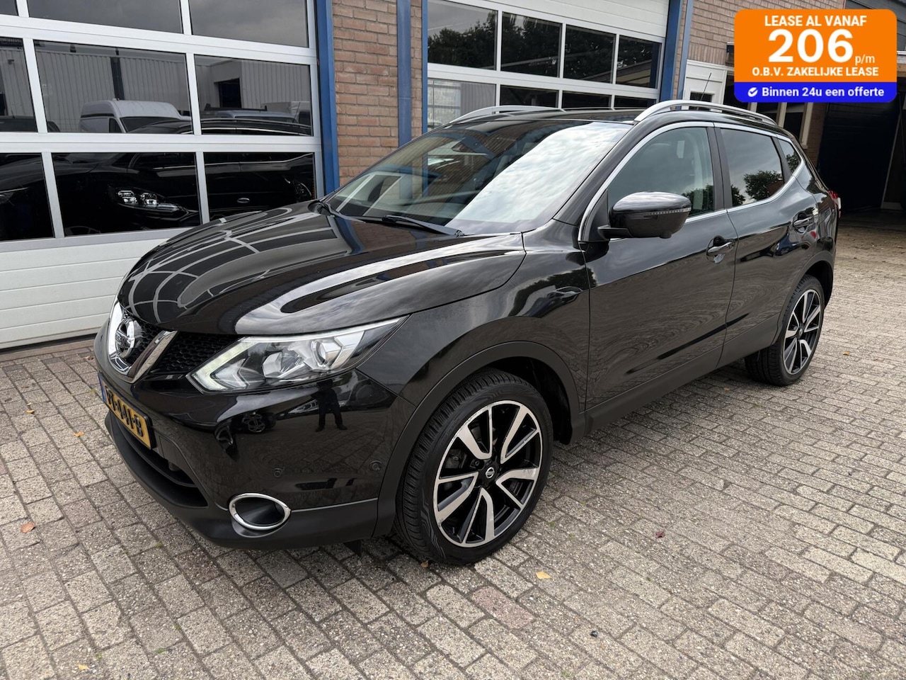 Nissan Qashqai - 1.2 Tekna Pano,Leer, 360 Camera,Navi - AutoWereld.nl