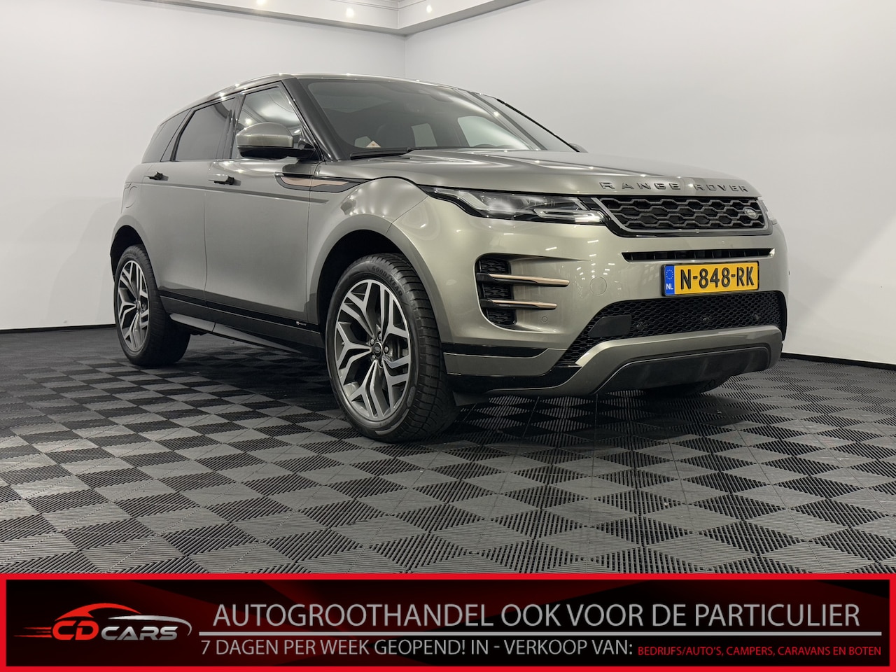 Land Rover Range Rover Evoque - 2.0 D180 R-Dynamic Leder, Pano, Camera, Clima, Navi, Stoelverwarming, Elektrische achterkl - AutoWereld.nl