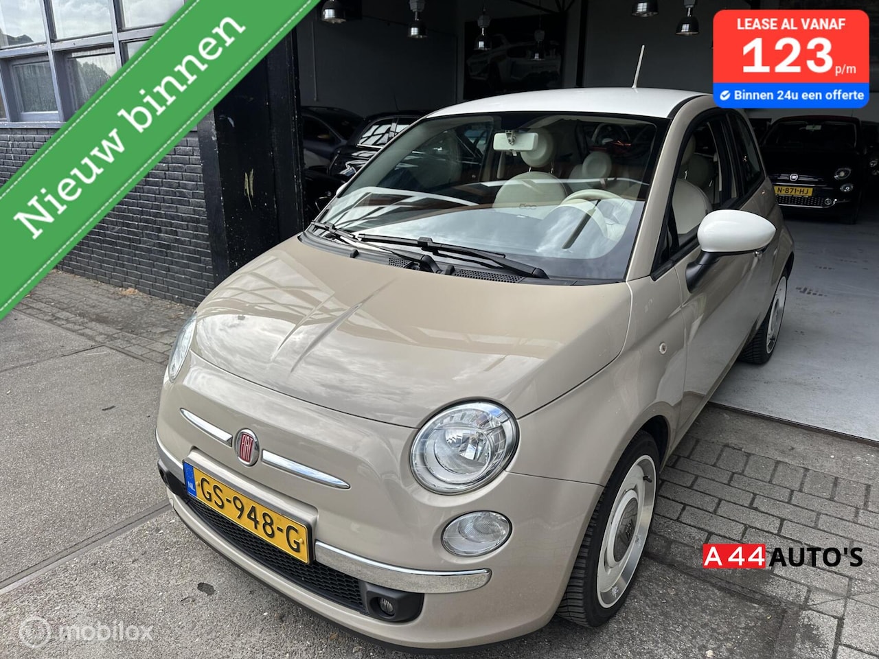 Fiat 500 - 0.9 TwinAir Turbo Vintage '57 *NL AUTO NAP✅*UNIEK* - AutoWereld.nl