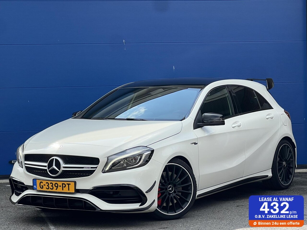 Mercedes-Benz A-klasse - AMG 45 4MATIC | 380 pk | Kuipstoelen | Sfeerverlichting - AutoWereld.nl