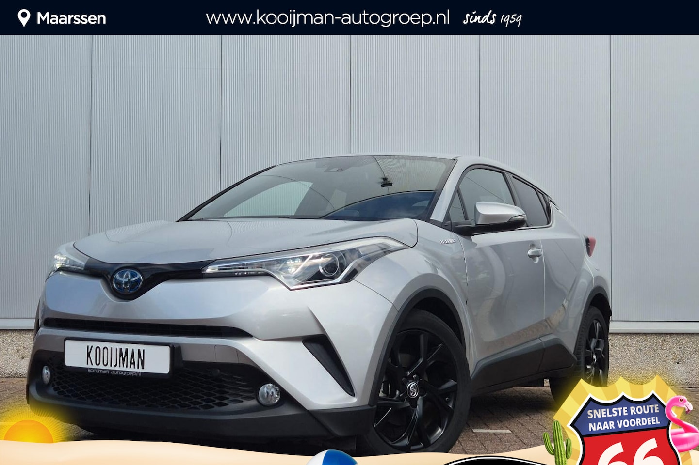 Toyota C-HR - 1.8 Hybrid Style Keyless, adaptieve cruise control, achteruitrij camera, lage KM stand, au - AutoWereld.nl