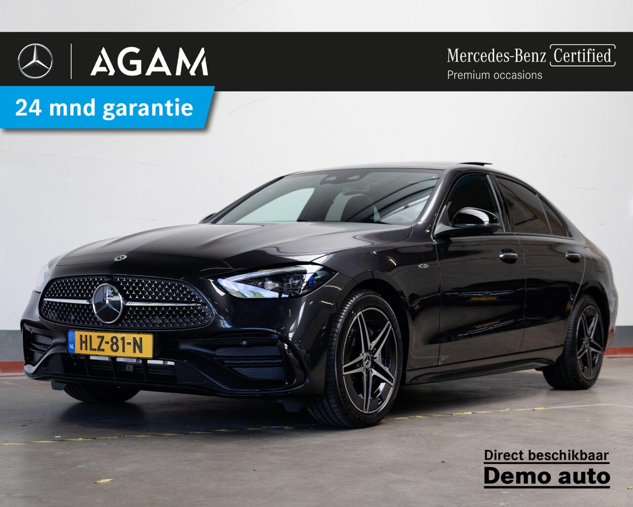 Mercedes-Benz C-klasse - Limousine 300 e Business Solution AMG Premium PLUS | Panorama dak | Trekhaak - AutoWereld.nl