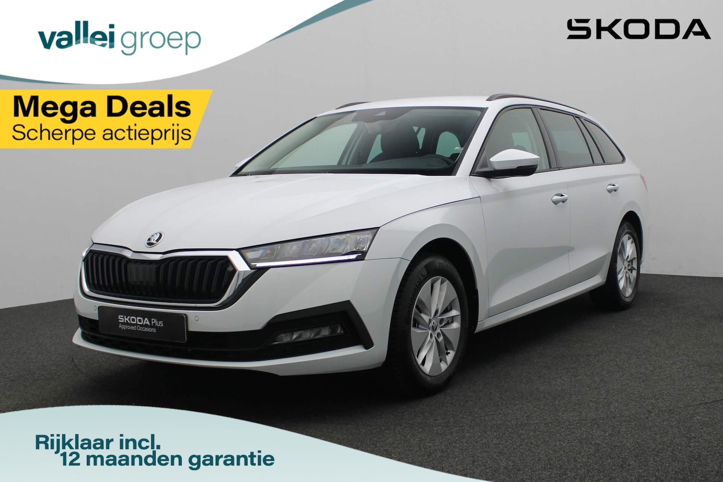 Skoda Octavia Combi - 1.0 e-TSI 110PK DSG Business Edition | Navi | Keyless | Parkeersensoren voor/achter | Crui - AutoWereld.nl