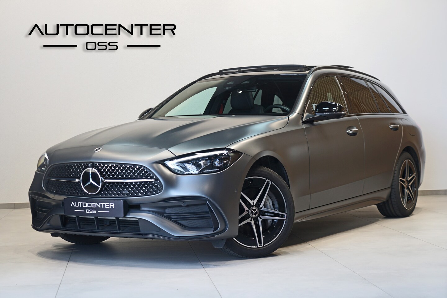 Mercedes-Benz C-klasse Estate - 300 e AMG ✅ MAGNO ✅ PANO ✅ TREKHAAK ✅ HEAD-UP ✅ 360 ✅ MEMORY  ✅ ADAP.CRUISE - AutoWereld.nl