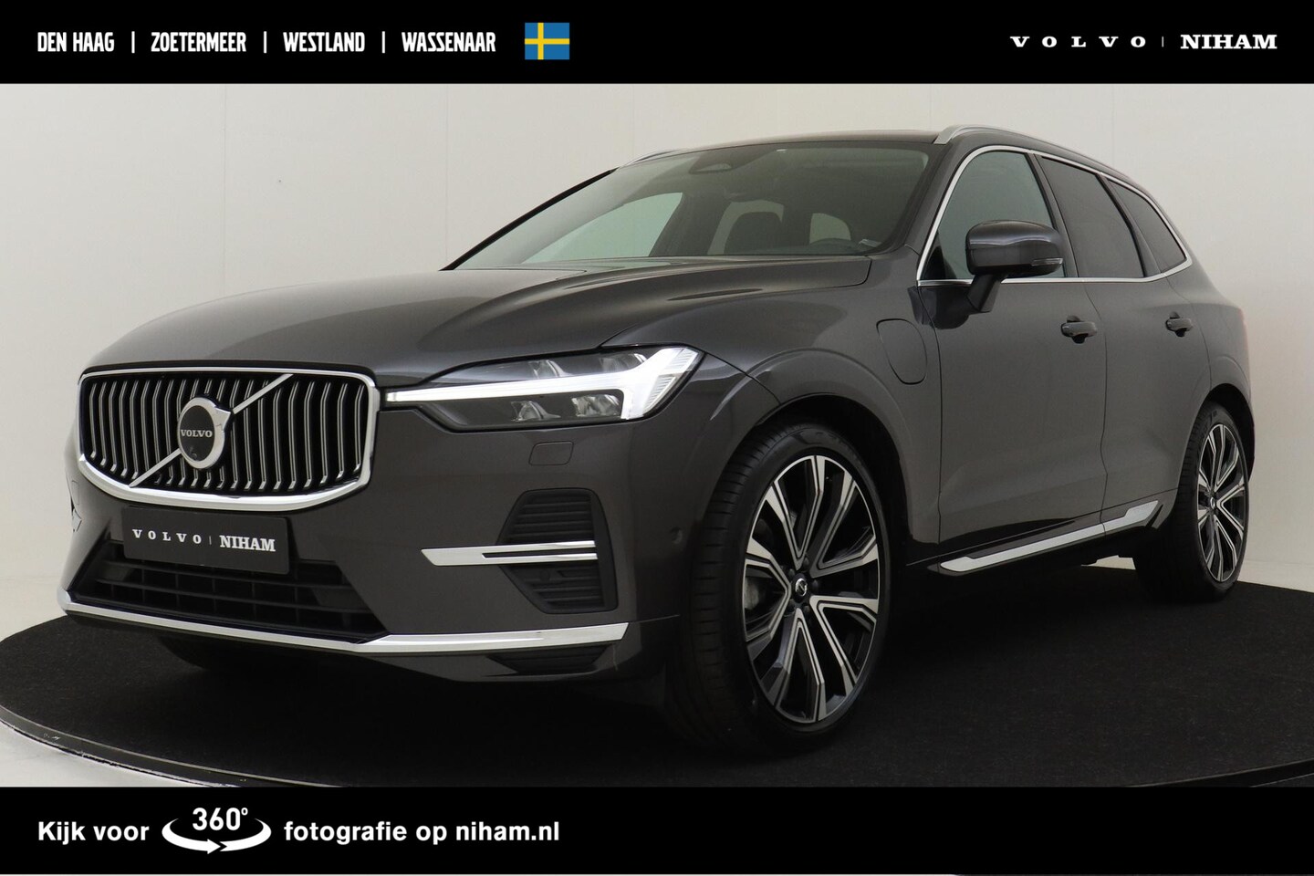 Volvo XC60 - T8 RECHARGE AWD PLUS BRIGHT -PANO.DAK|HARMAN/KARDON|360°CAM|ADAP.LED|LUCHTVERING|GEVENT.LE - AutoWereld.nl