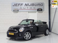 MINI Cabrio - 1.6 One "Origineel NL" Cognac-Leer Bluetooth Navigatie Stoelverwarming Cruise-control in Z