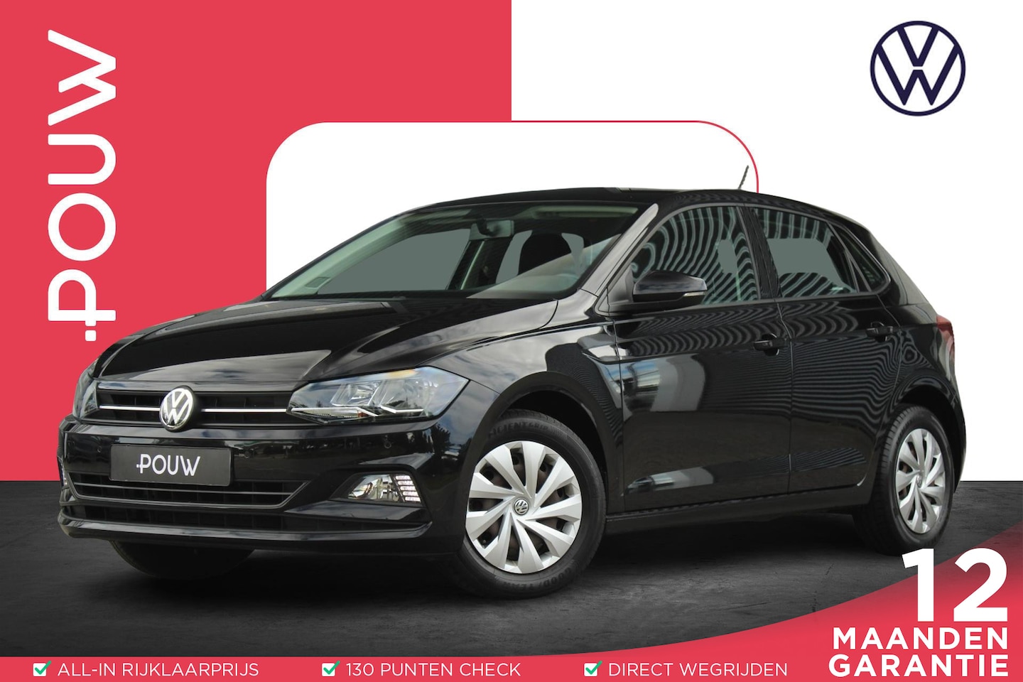 Volkswagen Polo - 1.0 TSI 95pk Comfortline | Navigatie | Apple Carplay + Android Auto | Parkeersensoren Vóór - AutoWereld.nl