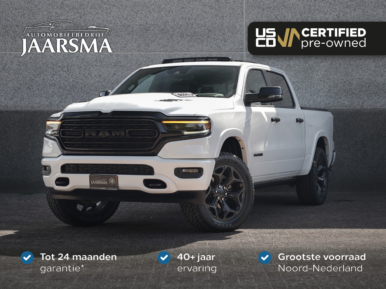 Dodge Ram 1500 - 5.7 V8 4x4 Crew Cab Limited |Marge! |Luchtvering |Leveling kit |35 inch banden |Volledig l - AutoWereld.nl