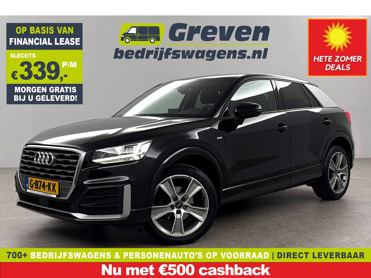Audi Q2 - 35 TFSI 150PK S Line LED Carplay Clima Cruise Navi PDC 18''LMV - AutoWereld.nl