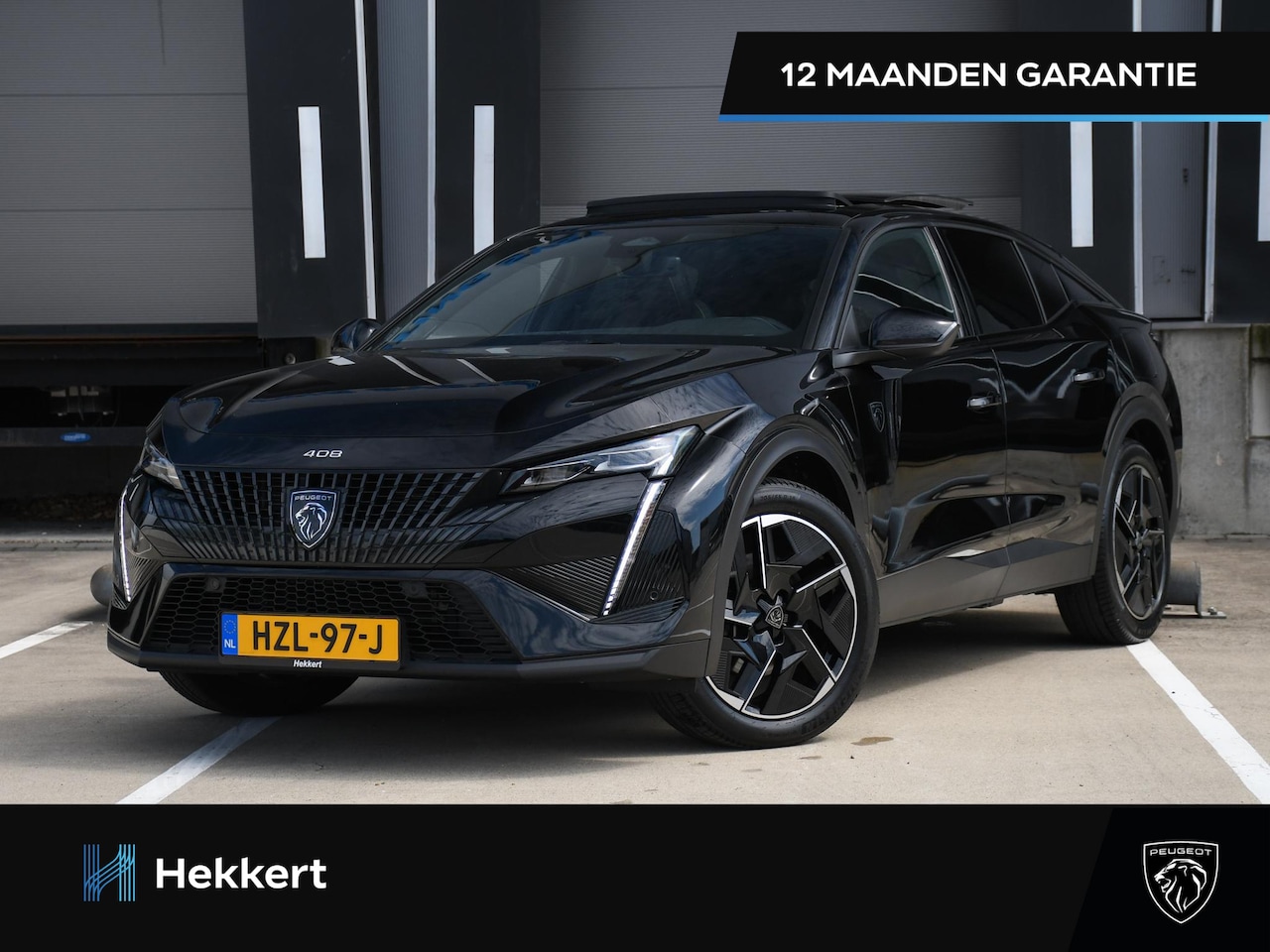 Peugeot 408 - GT 1.6 PHEV 180pk Automaat SCHUIF-DAK | 19''LM | KEYLESS | ADAPT. CRUISE | STANDKACHEL | C - AutoWereld.nl
