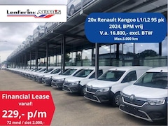Renault Kangoo - 1.5 Blue dCi 95 pk L1 20x Voorraad, v.a. 16.800, - ex BTW, Airco, Apple Carplay, Camera, C