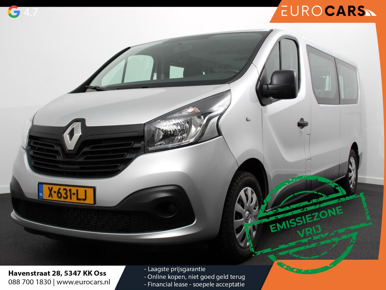 Renault Trafic Passenger - 1.6 dCi Grand Authentique Energy incl. BPM/ BTW  L2H1 8 persoons !  Navigatie Airco voor e - AutoWereld.nl
