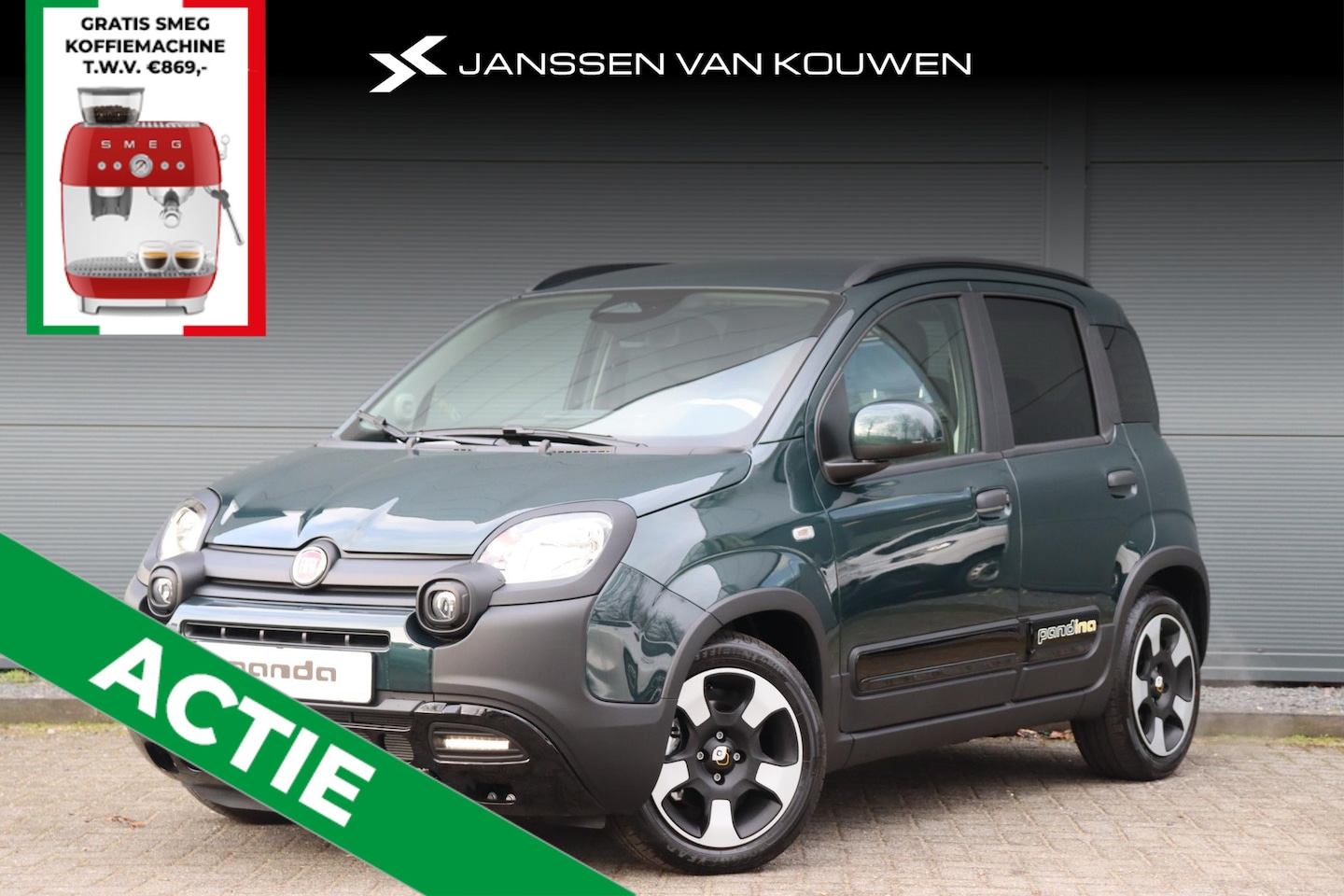 Fiat Panda - 1.0 Hybrid Pandina / Direct leverbaar / Carplay - AutoWereld.nl