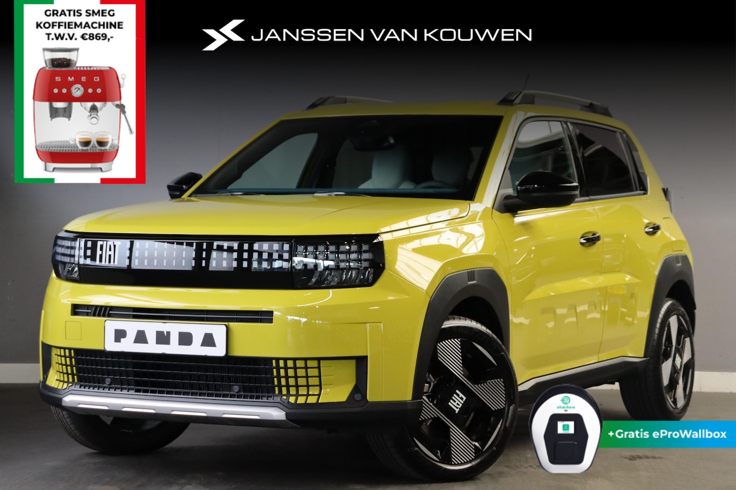 Fiat Grande Panda - La Prima 11 kW 44 kWh Fiat Grande Panda La Prima 44 KWh / Nu te bestellen / FIAT Dealer 't - AutoWereld.nl