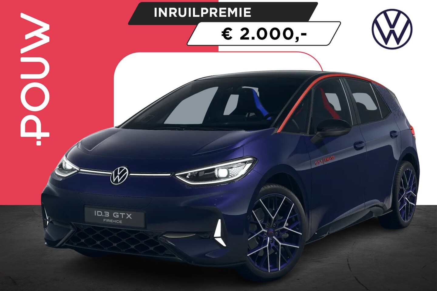 Volkswagen ID.3 - 326pk GTX Limited Edition 79 kWh | Fire + Ice | Panoramadak - AutoWereld.nl