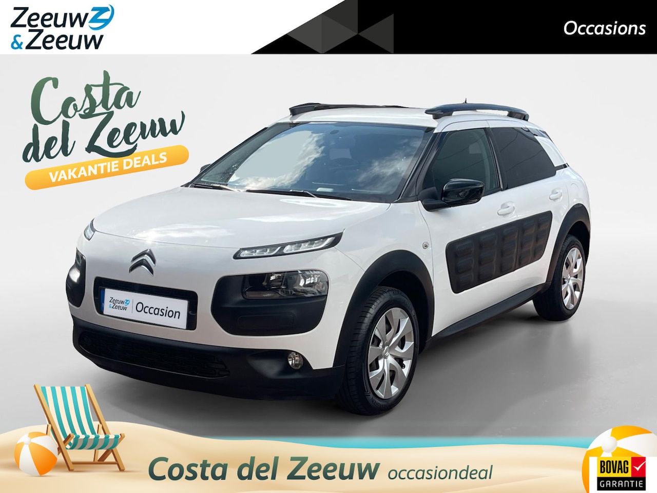 Citroën C4 Cactus - 1.2 PureTech Feel | Automaat | Navigatie | Bluetooth | Airco | 12 Maanden Bovag Garantie - AutoWereld.nl
