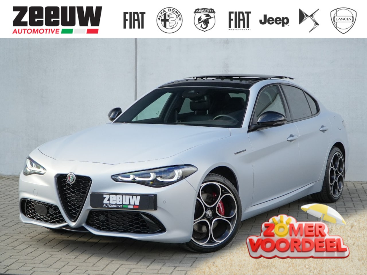 Alfa Romeo Giulia - 2.0 Turbo 280 PK Competizione Q4 AWD | Pano | Harman | 19" - AutoWereld.nl