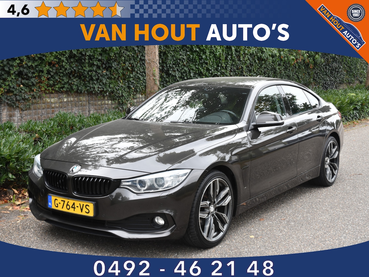 BMW 4-serie Gran Coupé - 418d Executive | AUTOMAAT | LEDER | GR NAVI - AutoWereld.nl