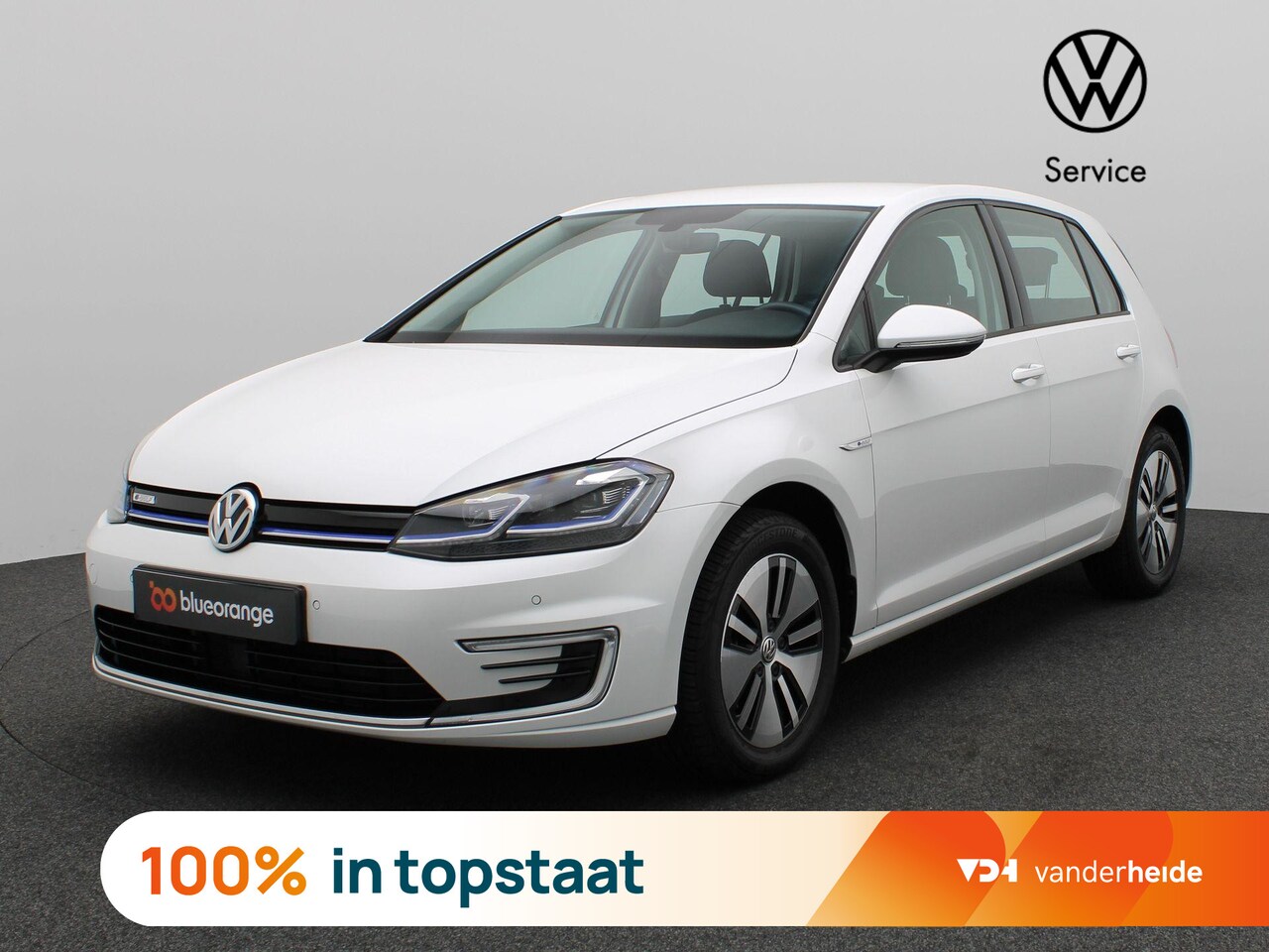 Volkswagen e-Golf - E-DITION 136PK Aut. 8697Km, Navi, Adaptieve Cruise Controle, Parkeersensoren voor en achte - AutoWereld.nl