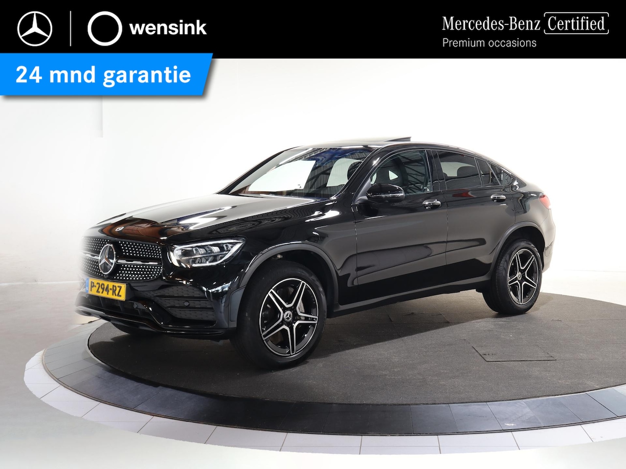 Mercedes-Benz GLC-klasse Coupé - 300e 4MATIC Business Solution AMG | Night | Panoramadak | 360 graden camera | Stoelverwarm - AutoWereld.nl
