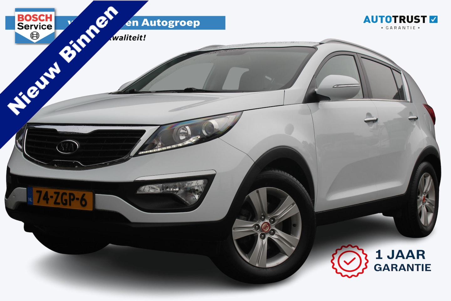 Kia Sportage - 1.6 GDI Plus Pack | incl. 12 maanden garantie | Trekhaak | Apple carplay | Cruise control - AutoWereld.nl