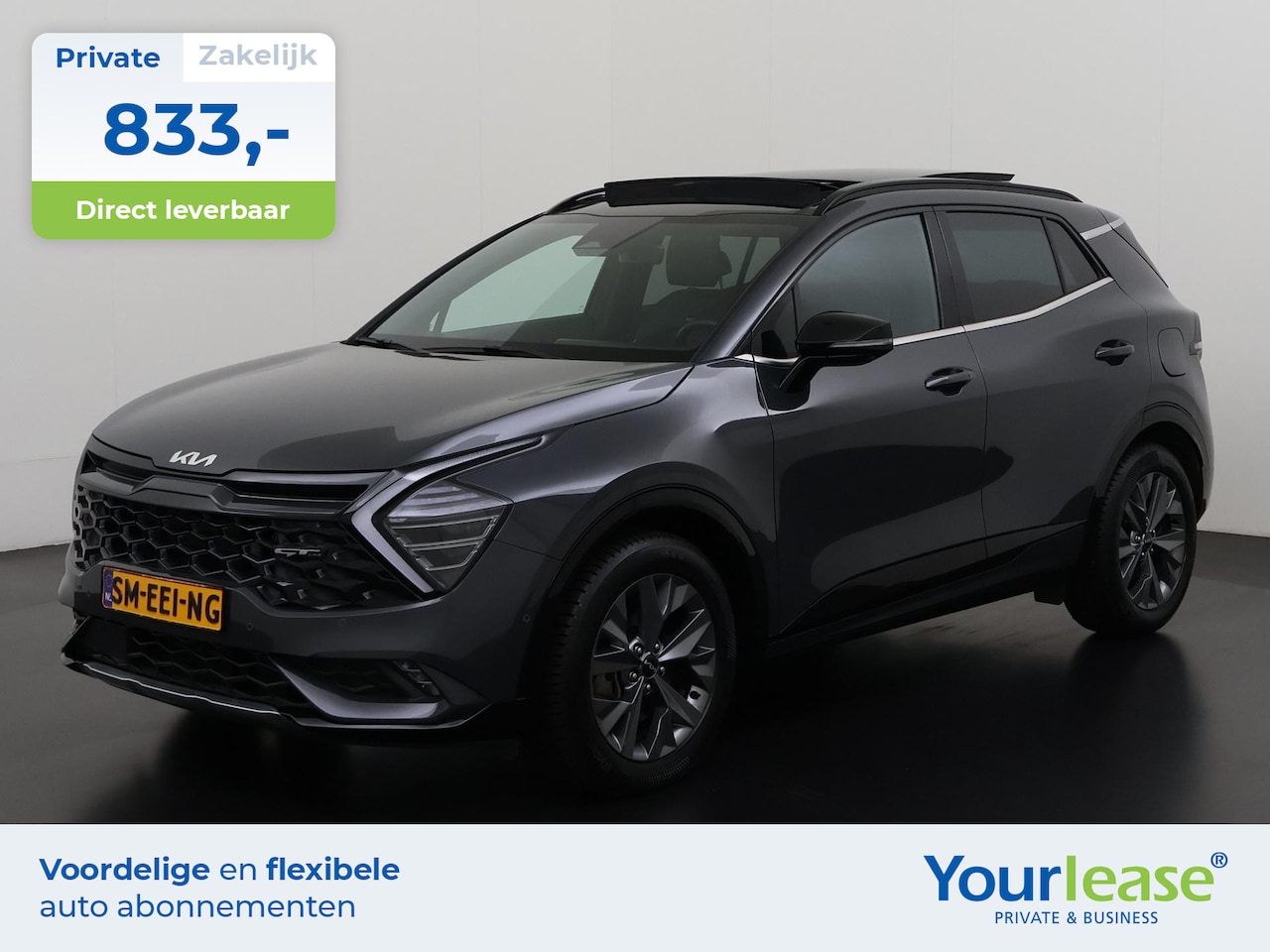 Kia Sportage - 1.6 T-GDi Hybrid GT-PlusLine | All-in 833,- Private Lease | Zondag Open! - AutoWereld.nl