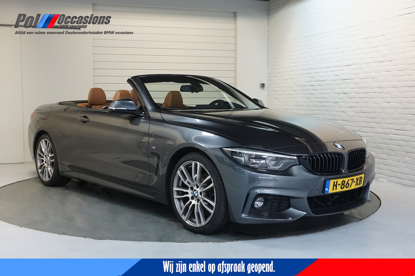 BMW 4-serie Cabrio - 420i M-Pakket |Sportint | Leer | Dealerauto | Harman Kardon - AutoWereld.nl
