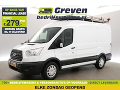 Ford Transit - 350 2.0 TDCI L2H2 2800KG Trekgew. Trekhaak Airco Camera Carplay Cruise Navi LED 3 Persoons