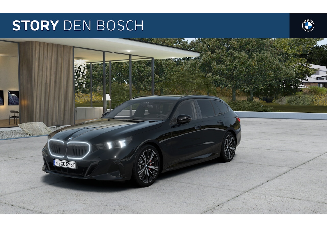 BMW 5-serie Touring - 530e M Sport Automaat / Panoramadak / Trekhaak / Adaptieve LED / Comfort Access / Parking - AutoWereld.nl