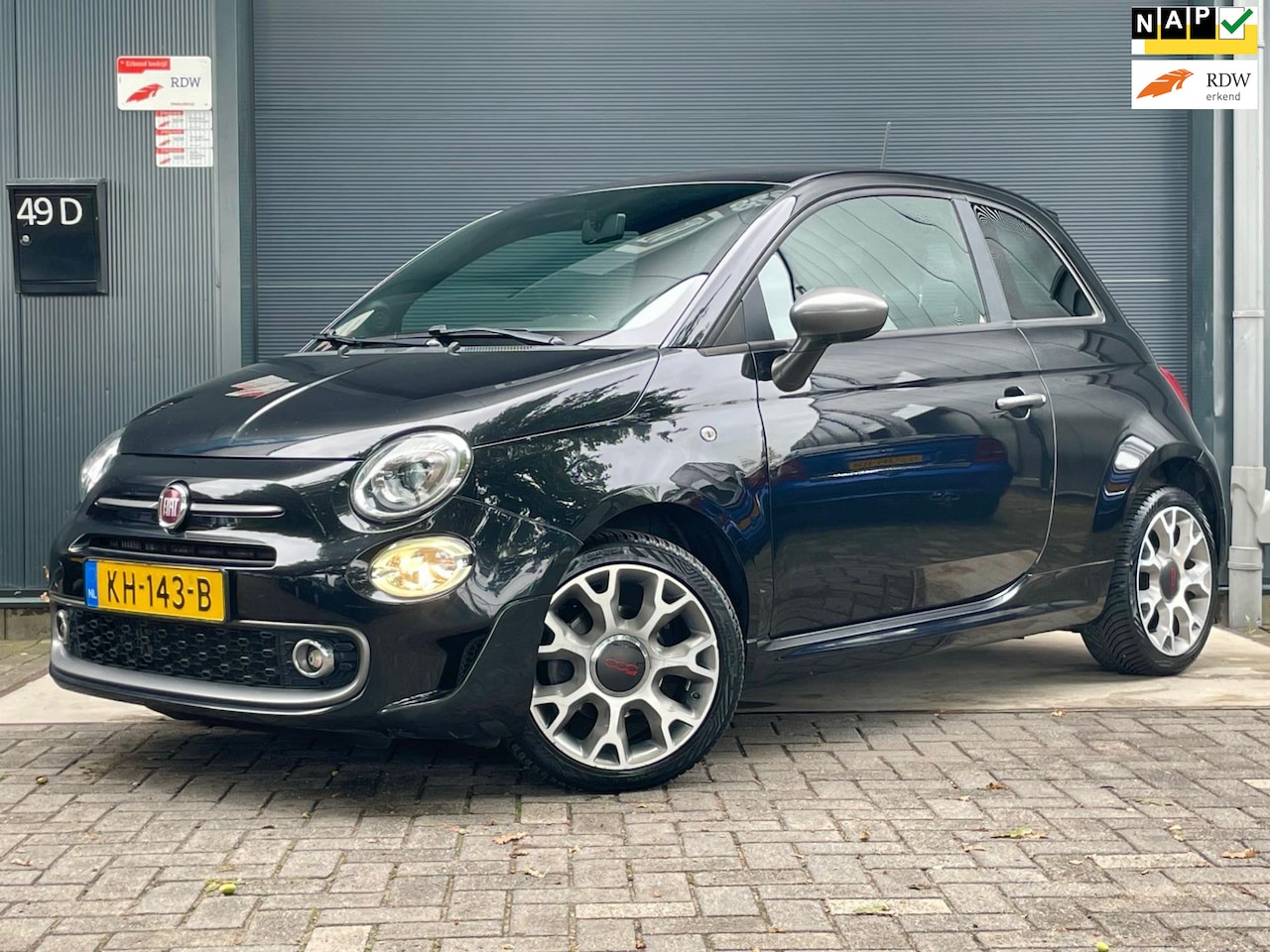 Fiat 500 - 0.9 TwinAir Turbo Sport NAP NIEUWE APK AIRCO DAB NAVI MF STUUR CARPLAY LM VELGEN MISTLAMPE - AutoWereld.nl