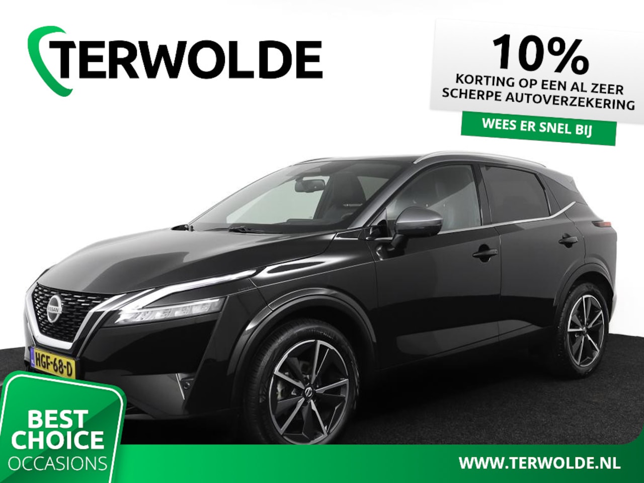Nissan Qashqai - 1.3 MHEV Business Premium | Panorama dak | Head-up | 360 Camera | Digitaal display | 19 In - AutoWereld.nl