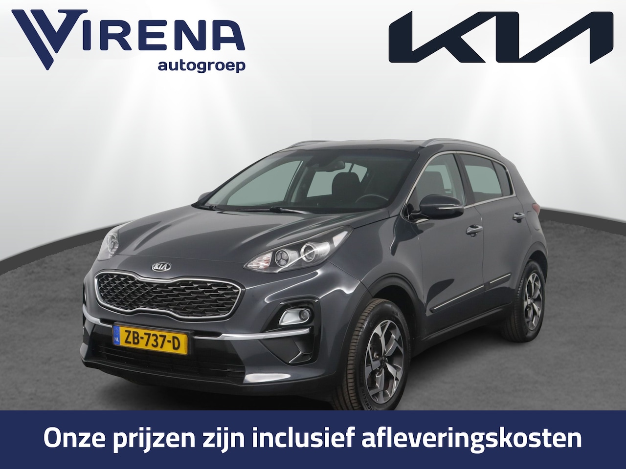 Kia Sportage - 1.6 GDI DynamicLine - Trekhaak - Voorstoelen in hoogte verstelbaar - Navigatie - Hoge inst - AutoWereld.nl