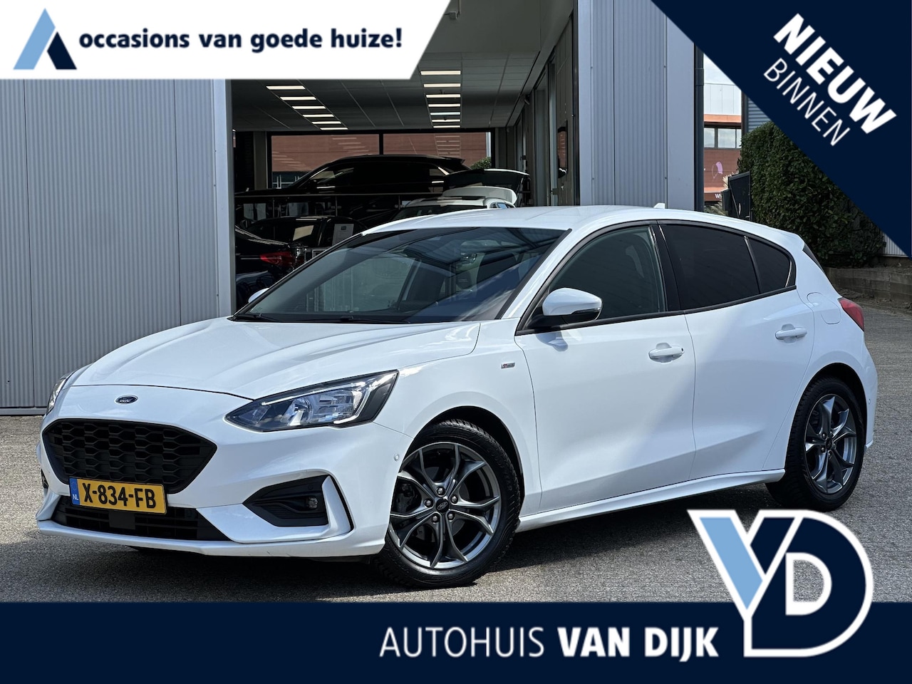 Ford Focus - 1.0 EcoBoost ST Line Business | Navi/Carplay/Camera/Winterpack/Cruise Adaptief - AutoWereld.nl