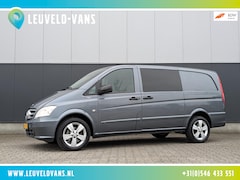 Mercedes-Benz Vito - 113CDI DUBBELE CABINE AUTOMAAT LANG AIRCO CRUISE TREKHAAK LUXE 320
