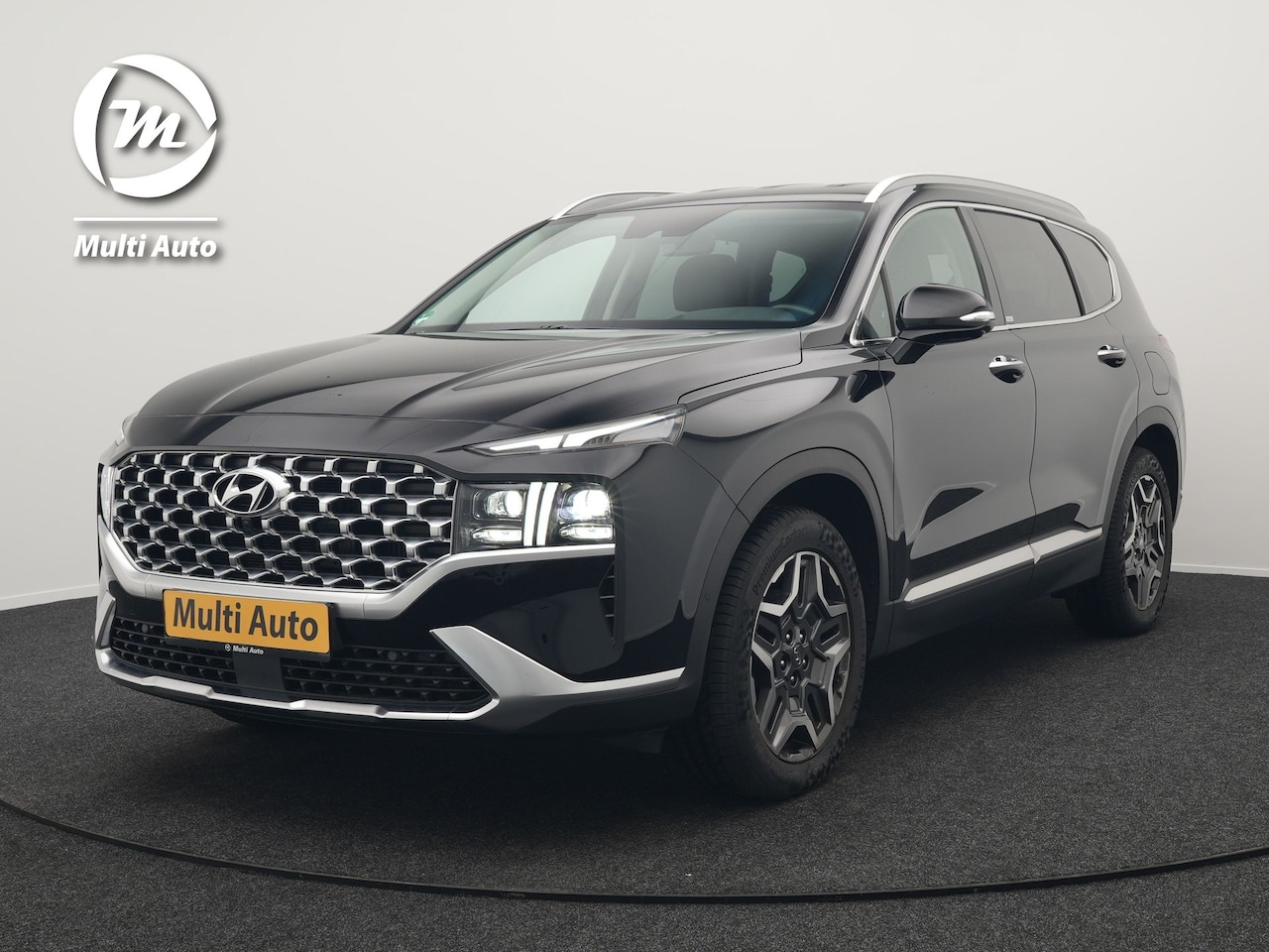 Hyundai Santa Fe - 1.6 T-GDI Premium Plug In Hybrid 266pk Dealer O.H PHEV | Adaptive Cruise | Head Up | 360 C - AutoWereld.nl