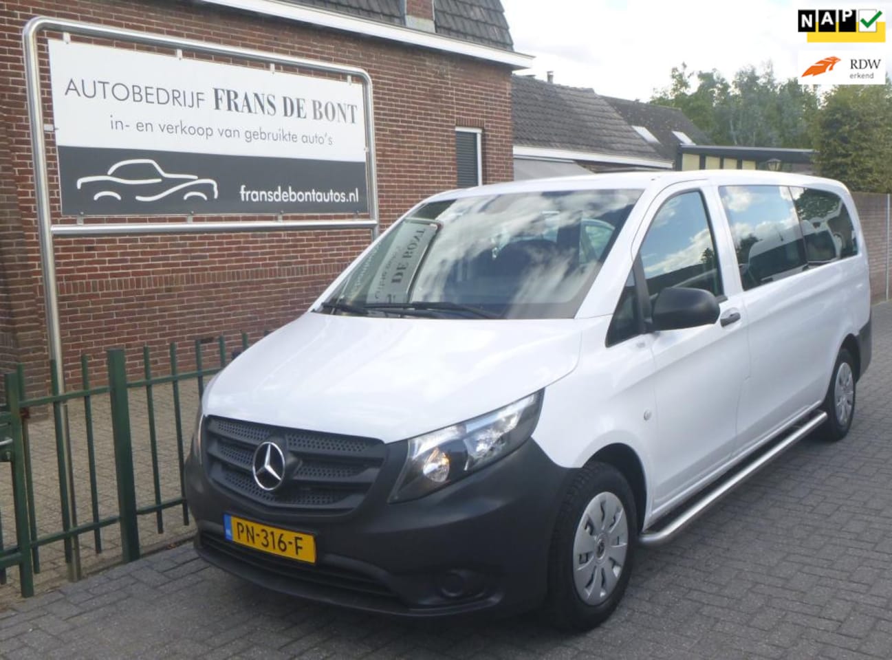 Mercedes-Benz Vito Tourer - 109 BlueTEC Base Extra Lang AIRCO ZEER MOOI € 12.250 EX BTW EURO 6 - AutoWereld.nl