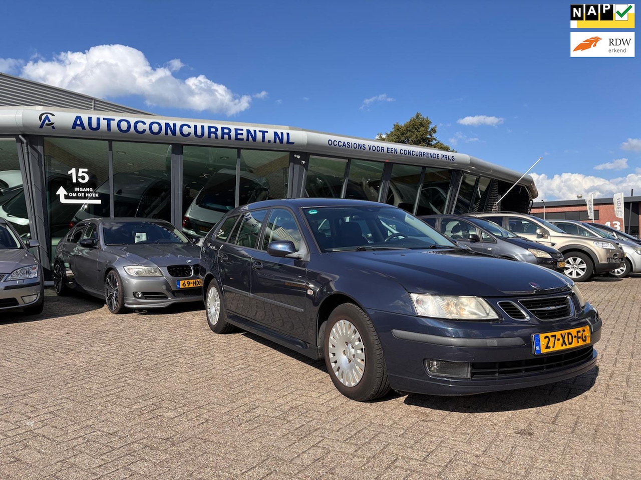 Saab 9-3 Sport Estate - 1.8t Linear 1.8t Linear, Inruil mogelijk. - AutoWereld.nl