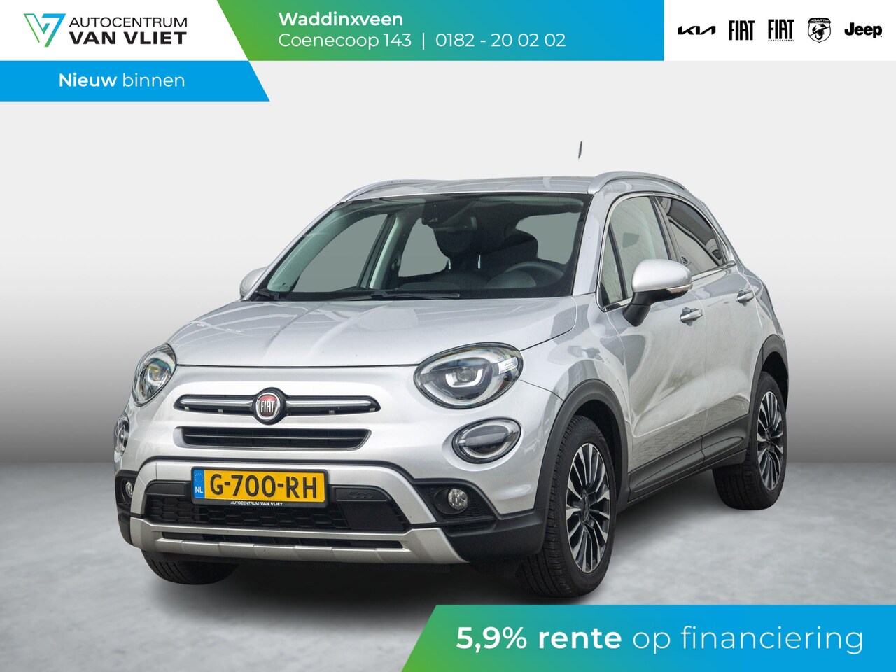 Fiat 500 X Cross - 1.0 GSE City Cross | Climate Control | Navigatie | 17" LM Velgen | - AutoWereld.nl