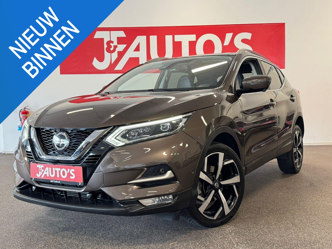 Nissan Qashqai - 1.2 TEKNA NAVIGATIE\CAMERA, PANORAMA, ECC AIRCO - AutoWereld.nl