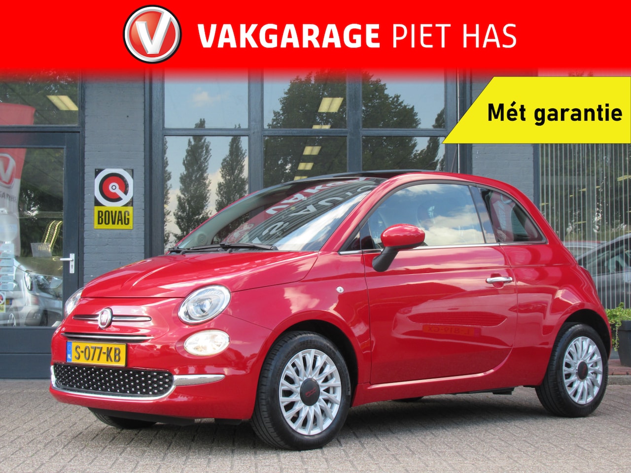 Fiat 500 - 1.2 Lounge | Clima-Airco | Panoramadak | Parkeersensoren | Incl. Garantie | Radio-CD | LED - AutoWereld.nl