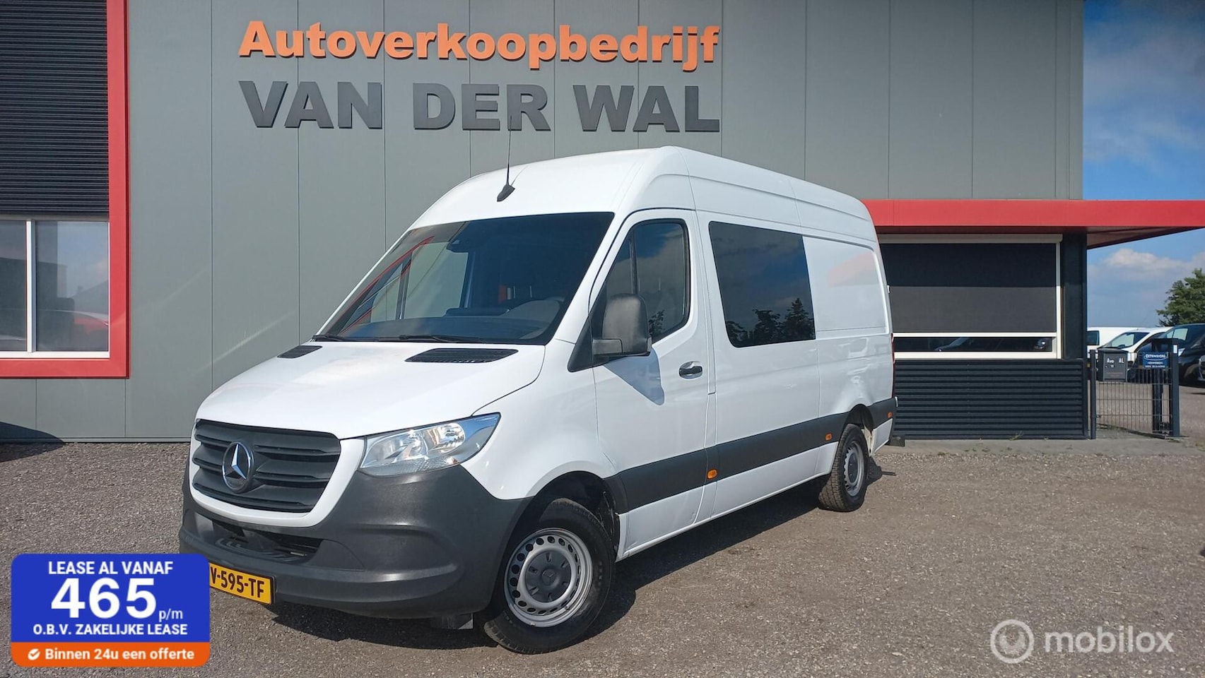 Mercedes-Benz Sprinter - bestel 314 2.2 CDI L2H2 DC EURO VI-D/5PERSOONS/CLIMATECONTROL/NAVIGATIE - AutoWereld.nl