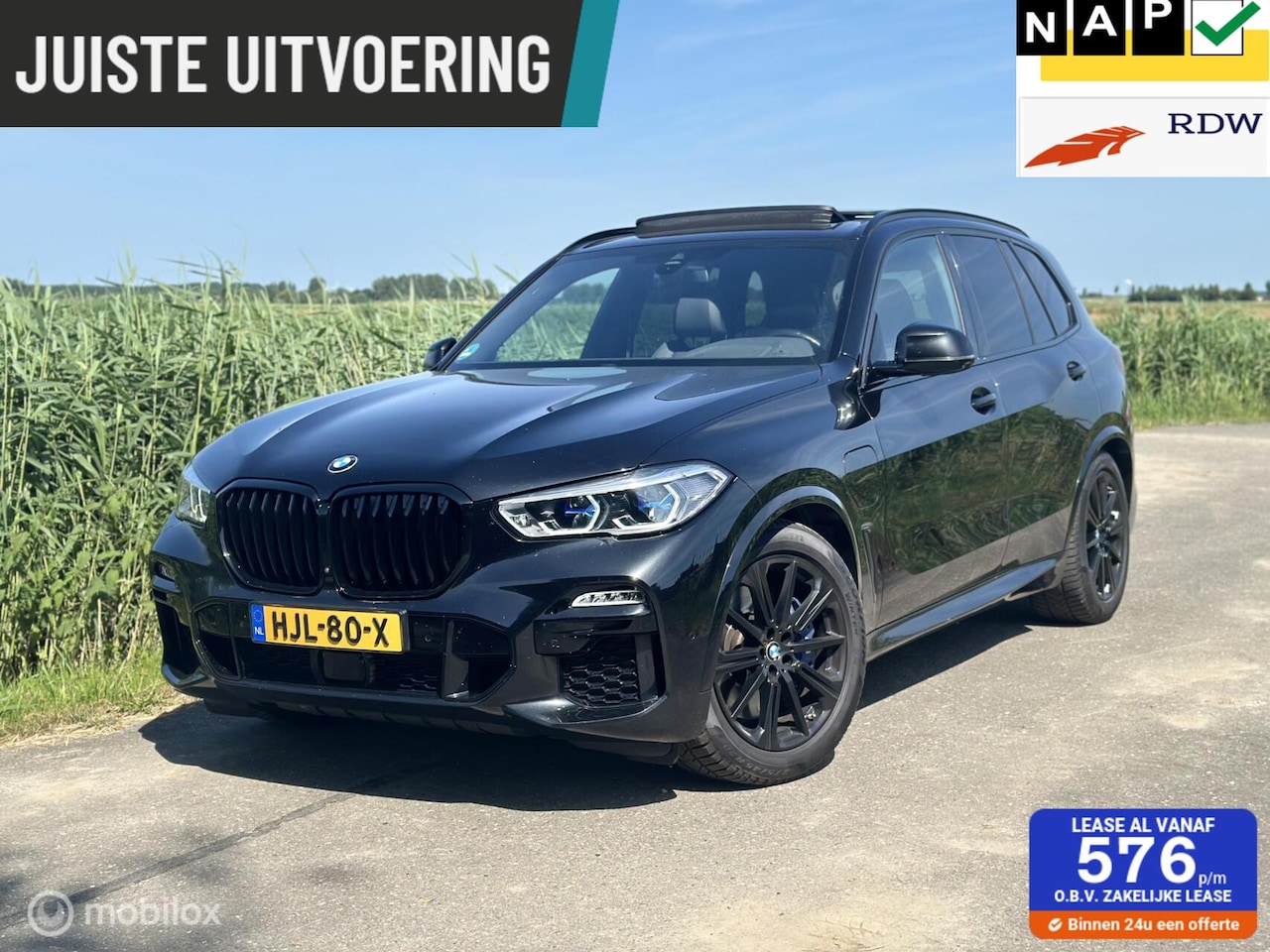 BMW X5 - 45e High Executive | M-Sport Xdrive |PANO |360 |BLACK - AutoWereld.nl