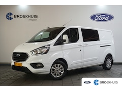 Ford Transit Custom - 320 2.0 TDCI L2H1 Limited Dubbel Cabine | 170pk | Dubbele Schuifdeur | Achteruitrijcamera
