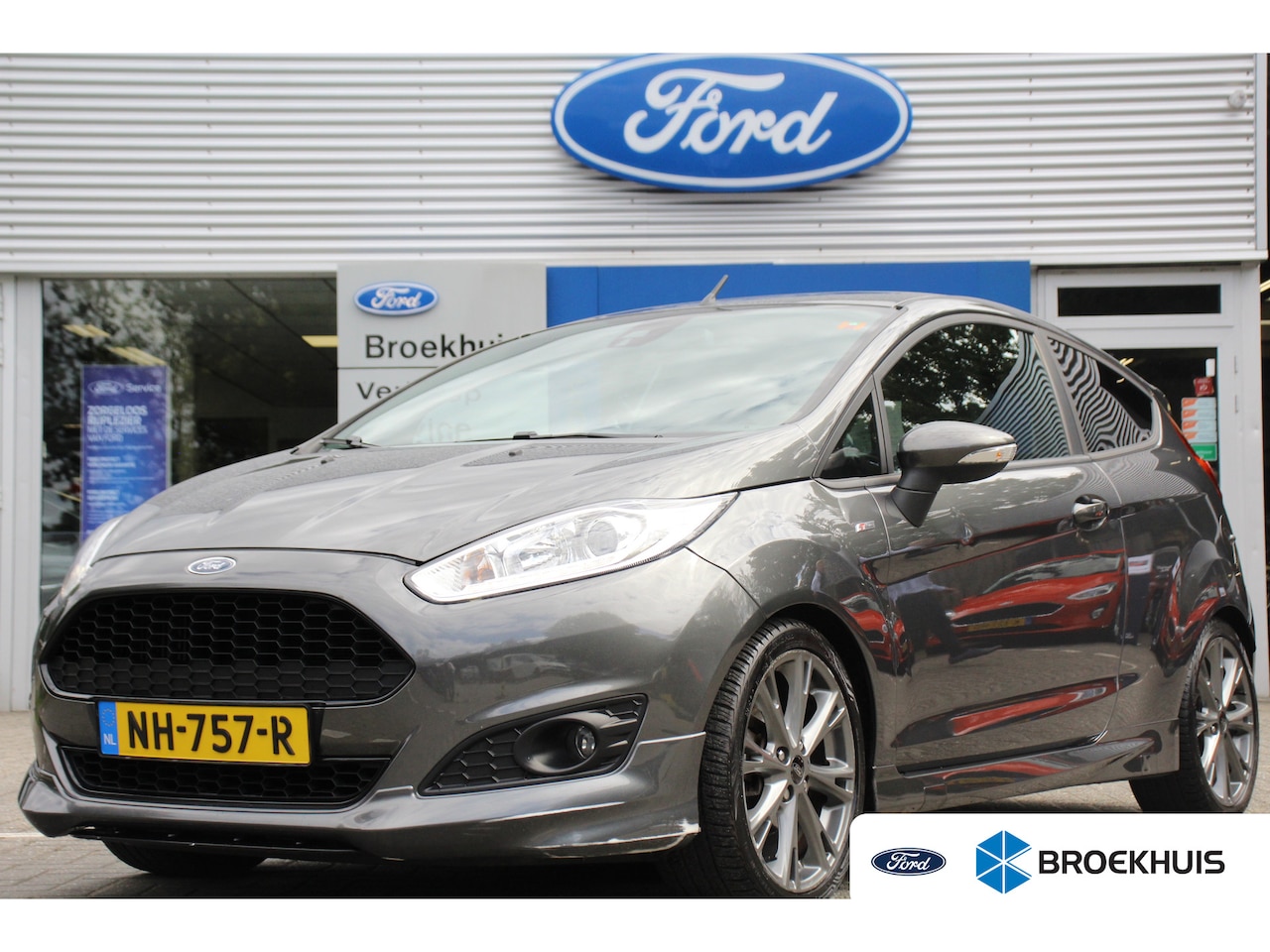 Ford Fiesta - 1.0EB 125PK ST-LINE | NL-AUTO! | NAVI | CLIMA | CRUISE | VOORRUITVERWARMING | DEALER OH! | - AutoWereld.nl