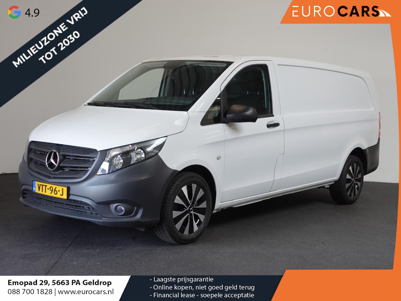 Mercedes-Benz Vito - 116 CDI L3 Extra Lang Sport Edition Airco Cruise control RWD Laadlengte 306cm - AutoWereld.nl