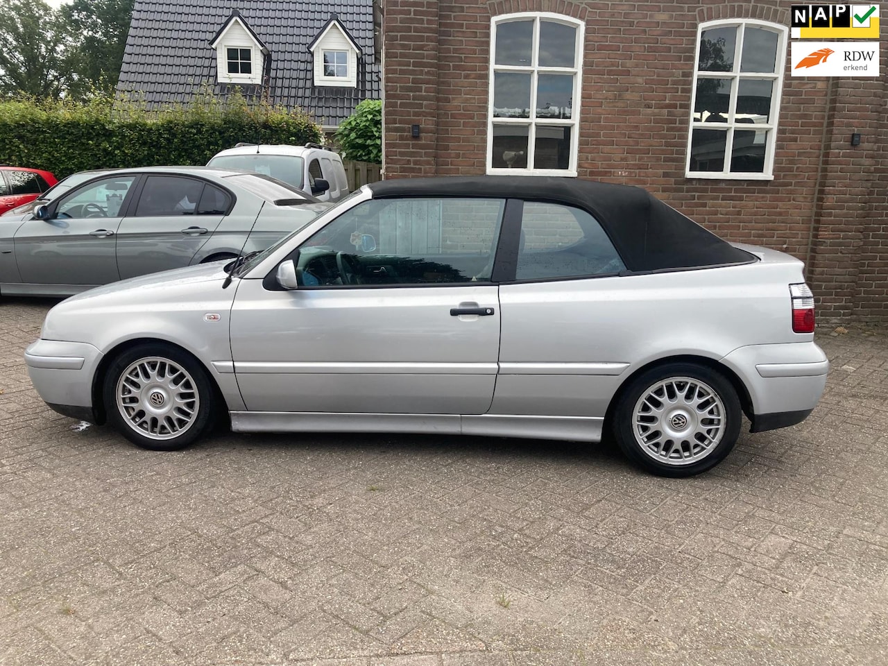 Volkswagen Golf Cabriolet - 1.8 Highline Bj 1998, Leer APK TOT 06-2026, inruil is mogelijk - AutoWereld.nl